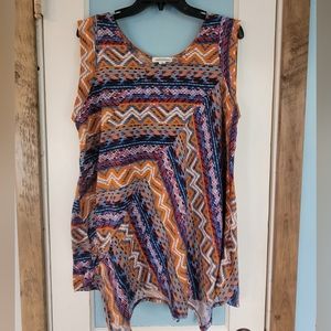 Multicolor woman's tank top